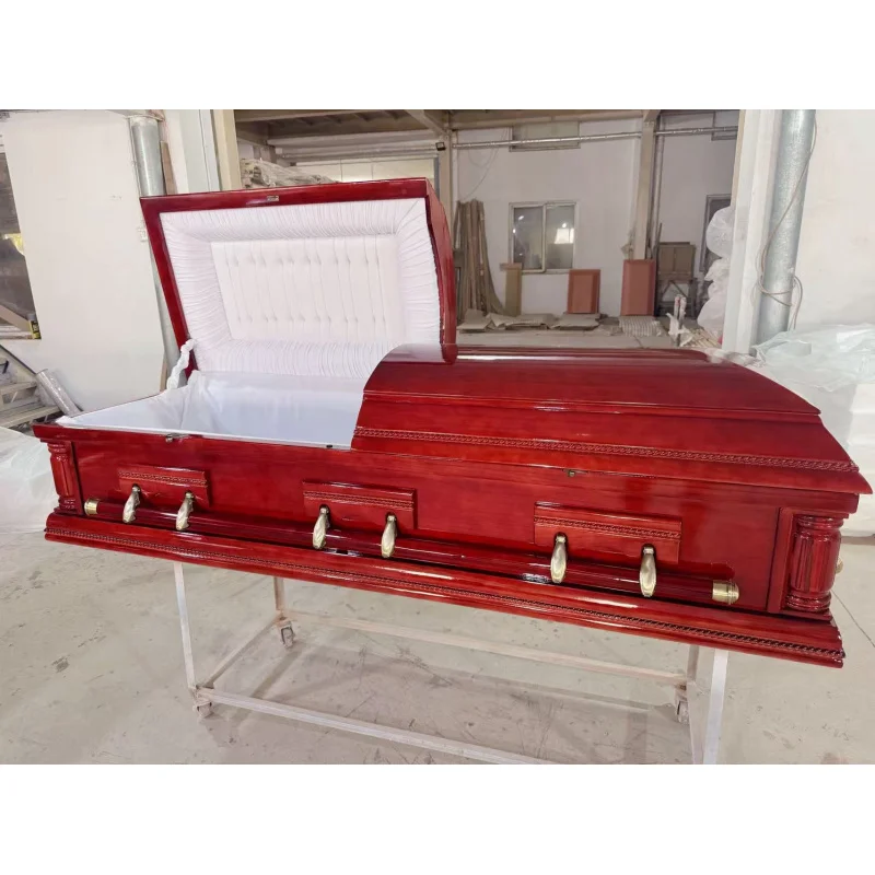 Ataúdes de Madera Duraderos Estilo Americano B&R, Modelo custom.Am-01-1, Color Bronce