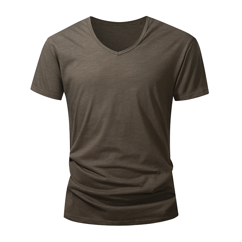 100% katoenen heren T-shirt zomer korte mouw tops tee zwart wit mannenkleding zacht hoge kwaliteit homme t-shirt casual T-shirt heren
