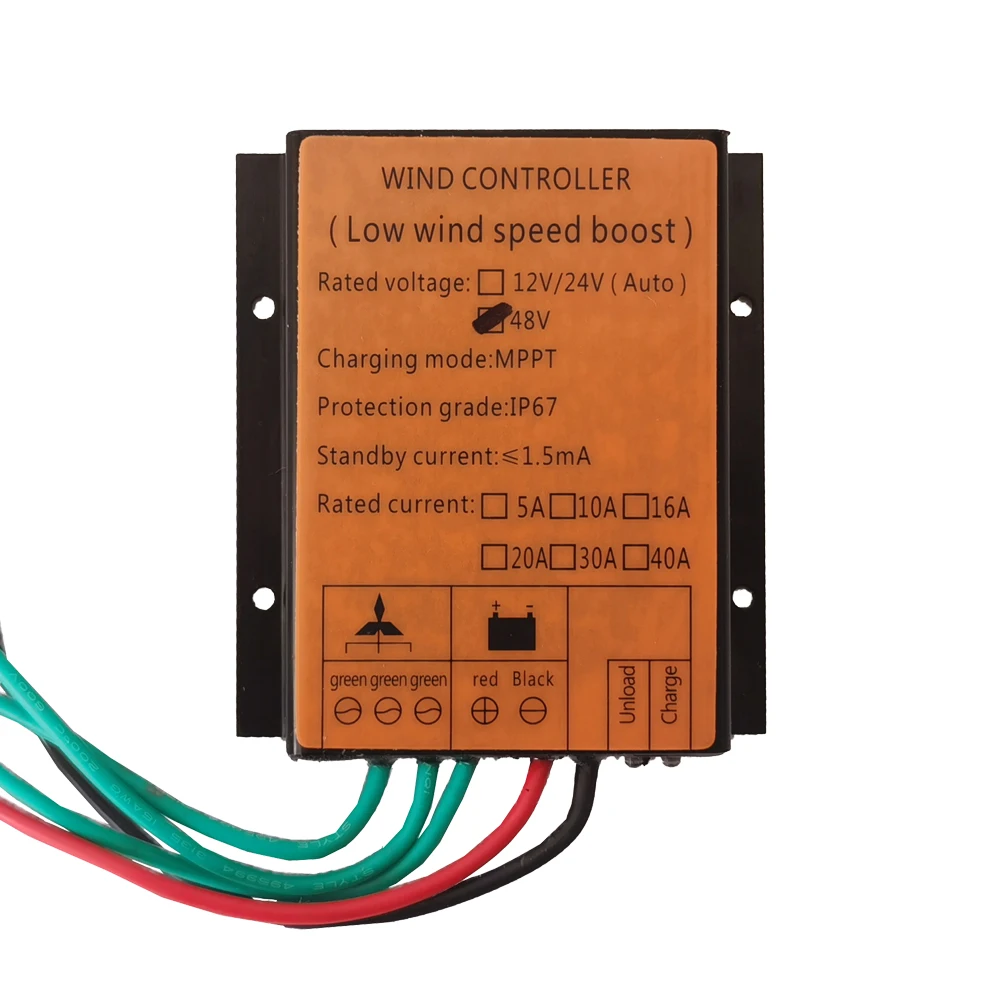 Low Wind Speed Boost MPPT Charge Controller 10A/20A/30A 12V/24V/48V Wind Controller Wind Turbine Generator Controller Regulator