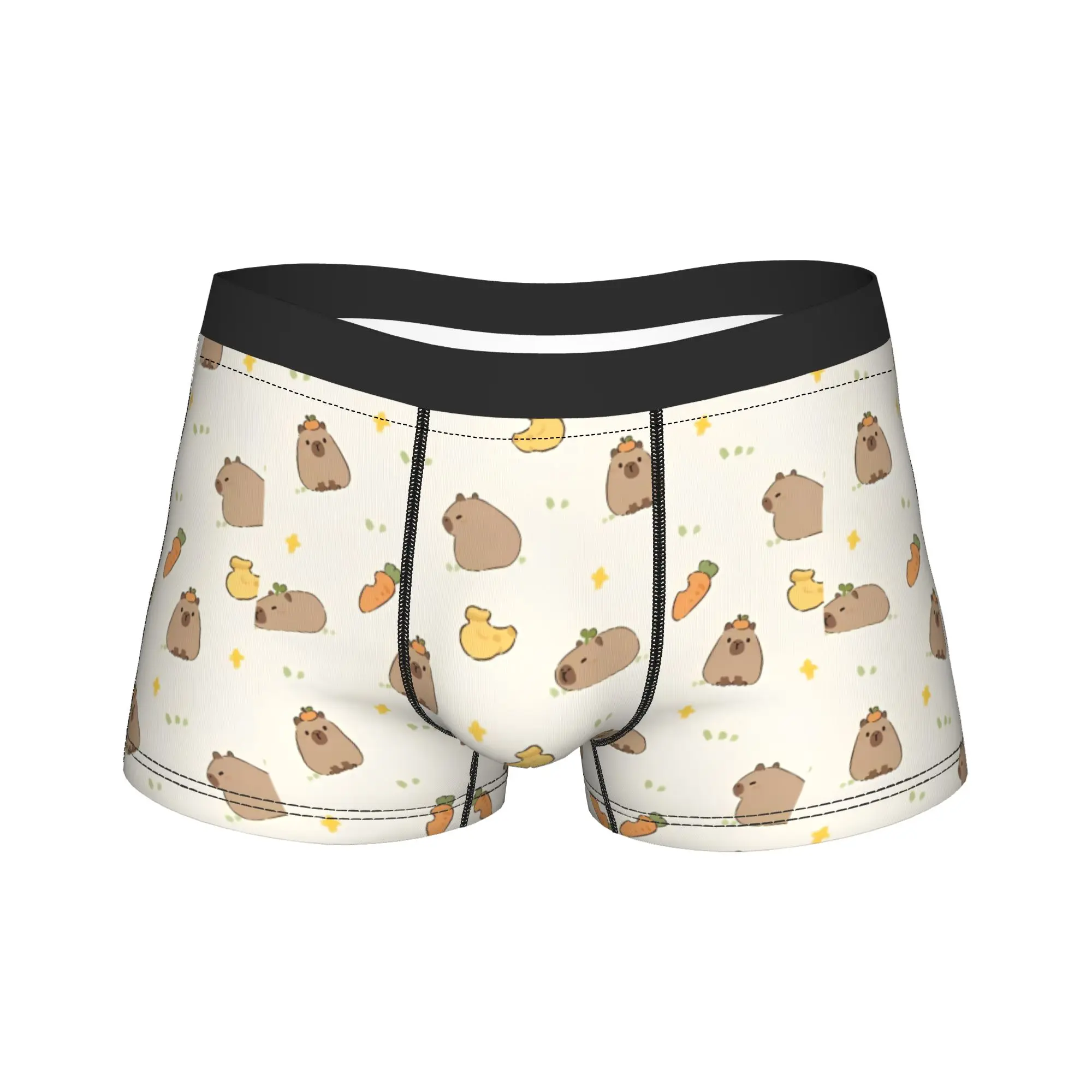 

Мужские трусы-боксеры с аниме-капибарой, милые, дышащие, оригинальные, размеры S-XXL