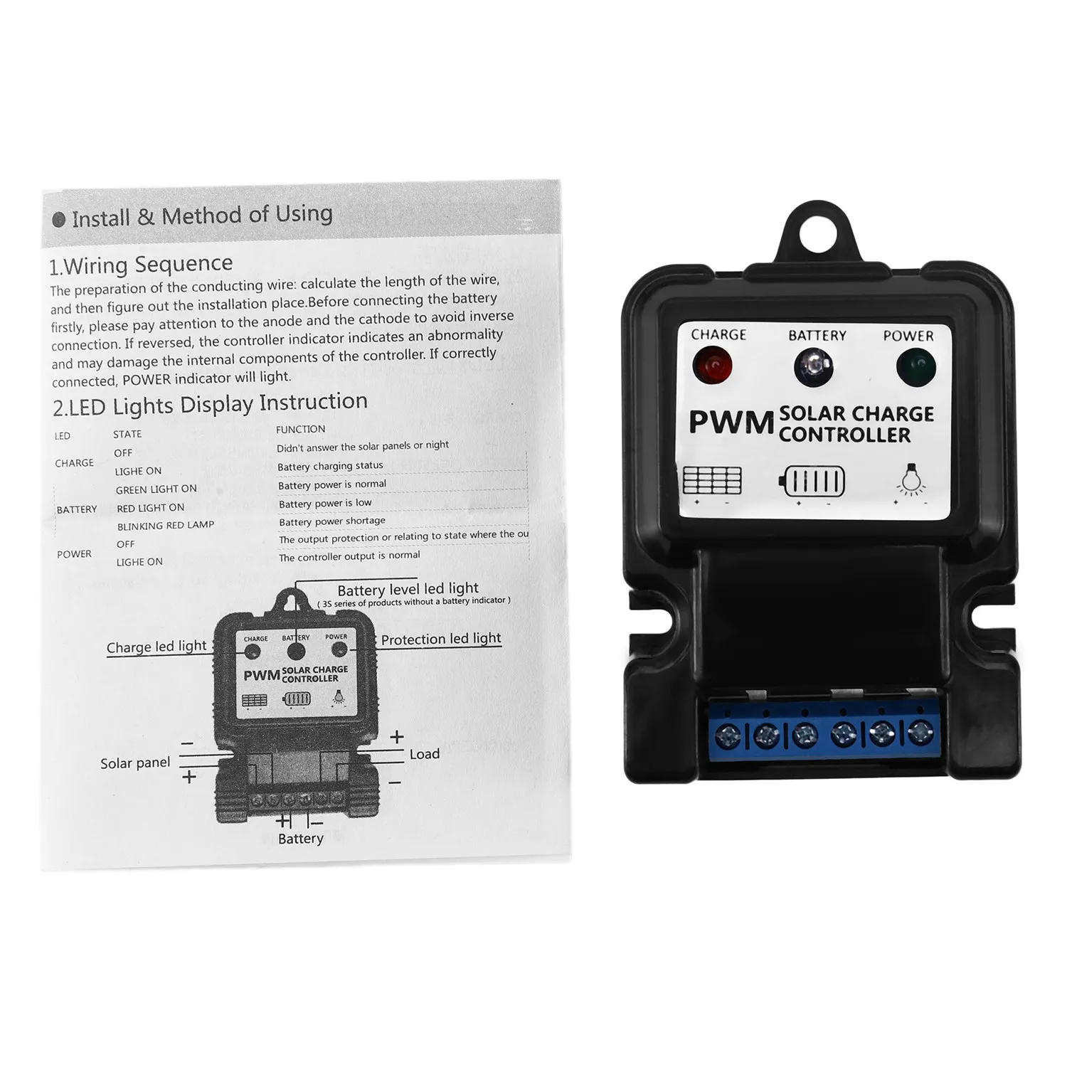 AA84 1 قطعة جديد مفيد دائم 6 فولت 12 فولت 10A السيارات لوحة طاقة شمسية جهاز التحكم في الشحن شاحن بطارية منظم تحسين المنزل الساخن
