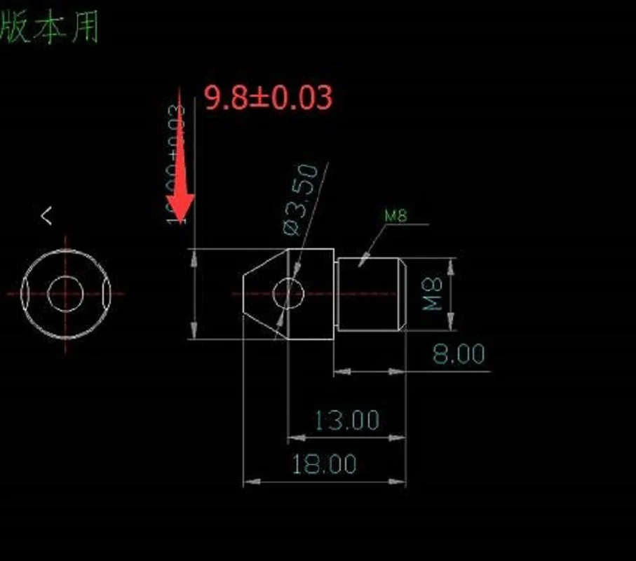 LED box positioning pin, round head lock pin, stainless steel positioning column, rental screen, die-casting box accessories