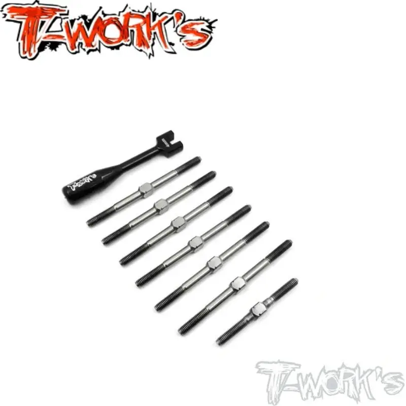 

Original T works TB-088 64 Titanium Turnbuckle Set ( For Serpent Spyder SRX4 ) Rc part