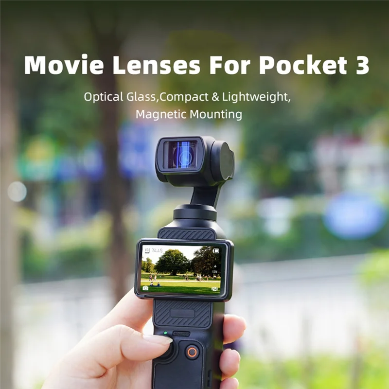 

【Flash Sale】Wide Angle Lens Filter For DJI Osmo Pocket 3 Professional HD Magnetic Structure Lens Protect Gimbal Camera Accessori