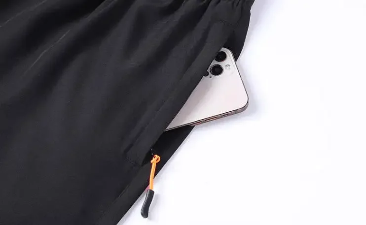 Männer Sport Shorts Sommer Neue Leichte Atmungsaktive Zipper Tasche Training Runing Workout Kurze Hosen Männliche Haut-freundliche Shorts – Detail 15