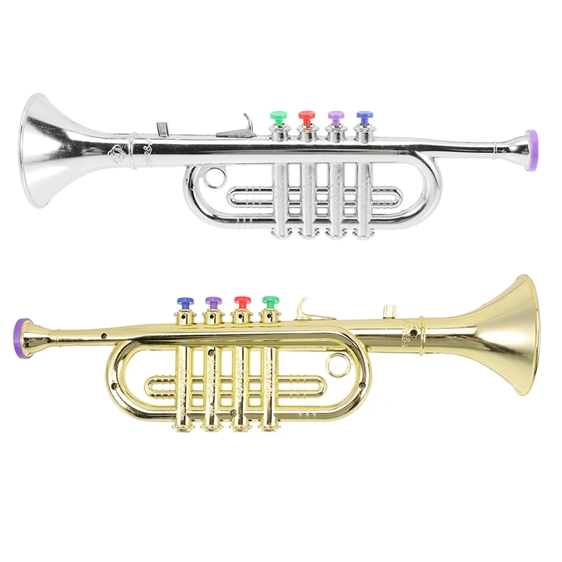 Children's Musical Instruments Children's Stage Performance Props Four-Tone Trumpet (Basic Trumpet Board)