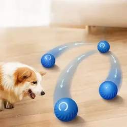 Pelota eléctrica inteligente de juguete, pelotas para saltar por gravedad, juguete para perros con carga USB, artefacto para perros, juguetes inteligentes para gatos
