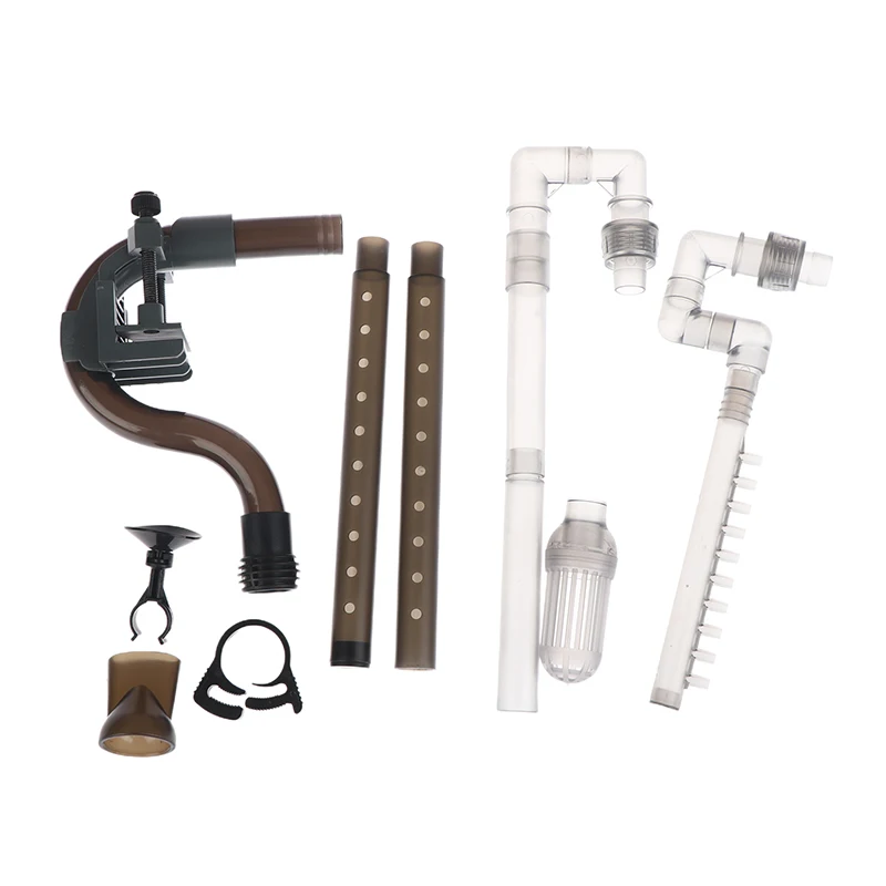 1Set Plastic Aquarium Rain Spray Bar Filter Outflow Pipe Inlet Outlet Tube Kit For External Canister Fish Tank Accessories - view 3