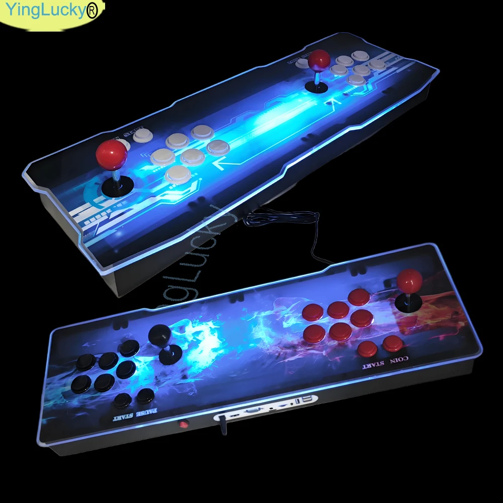 Consola arcade Pandora 30000 en 1, consola de juegos recreativos Retro 3D, gabinete Bartop, Joysticks de 8 vías, botones pulsadores