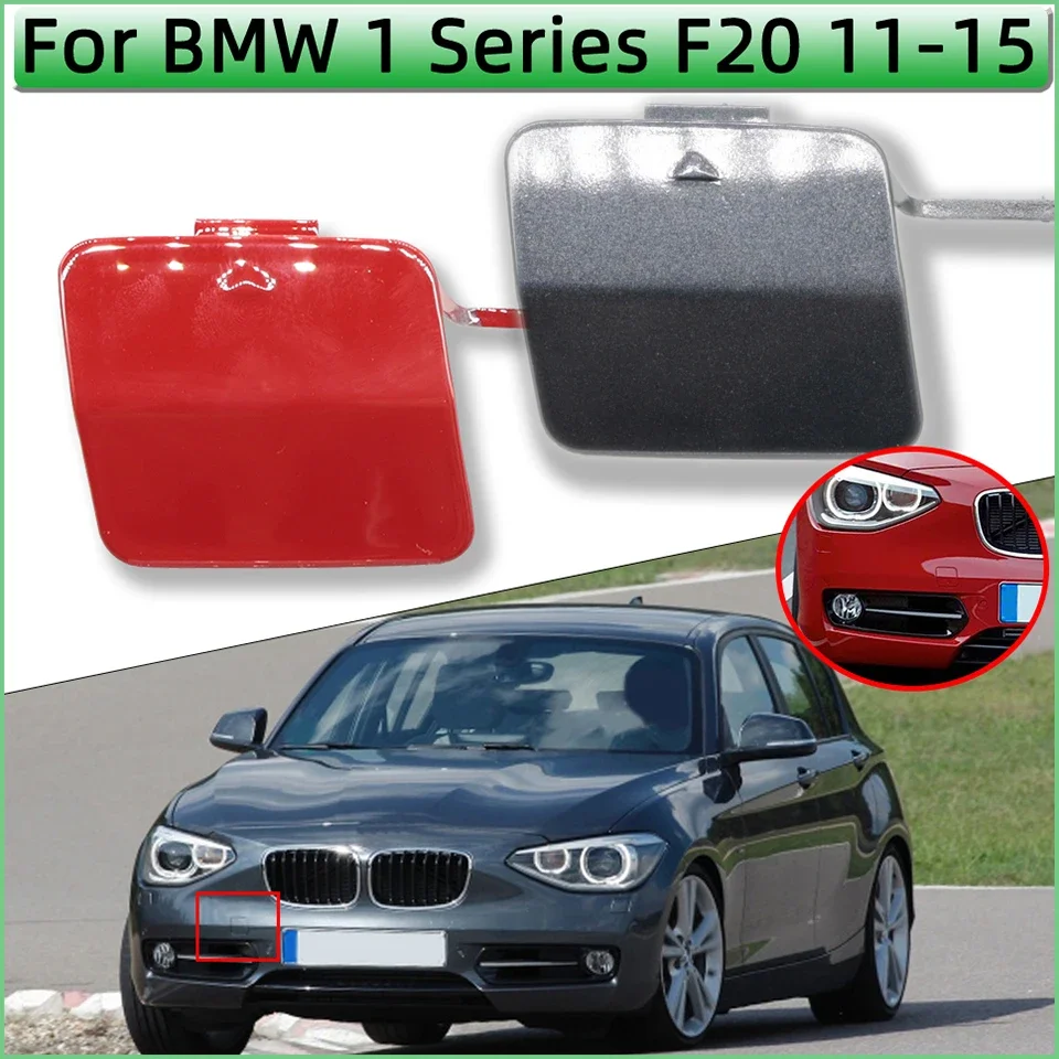 For BMW 1 Series F20 F21 116i 118i 120i 125i 2011-2014 Car Front Bumper Tow Hook Eye Cover Cap Towing Hauling Lid 51117292947