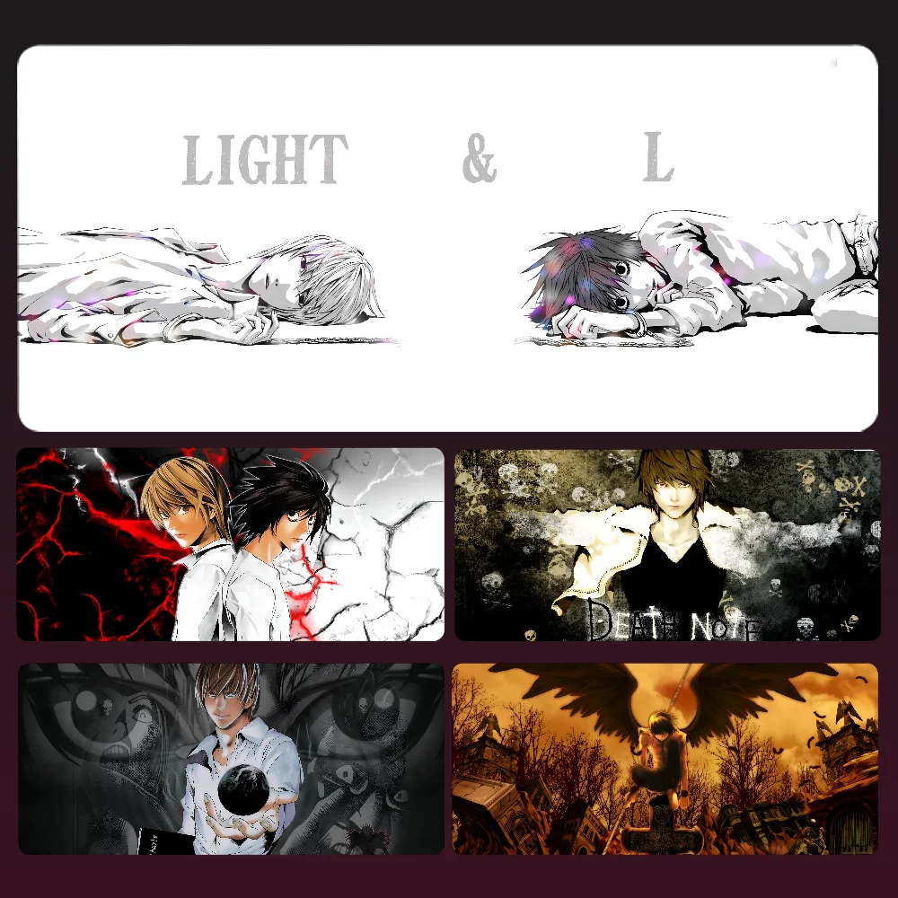 

Japan Anime D-Death Note Mousepad Mouse Mat Desk Mat With Pad Gaming Accessories Prime Gaming XXL Keyboard Pad