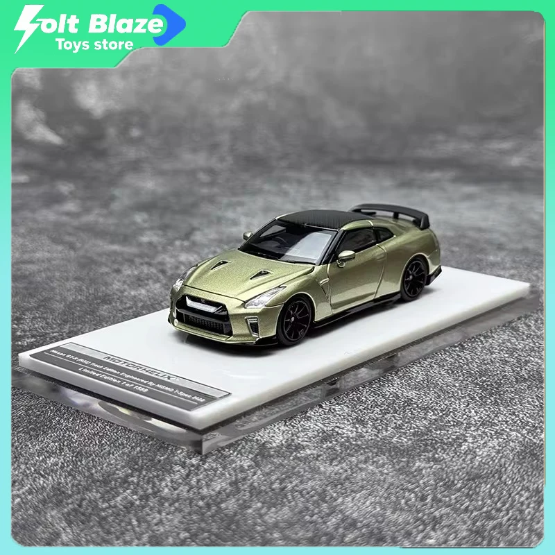 MOTORHELIX 1/64 Nissan GT-R R35 Track Edition Engineered By NISMO T-Spec Car Model Simulation Collection Alloy Cars Boy Toy Gift