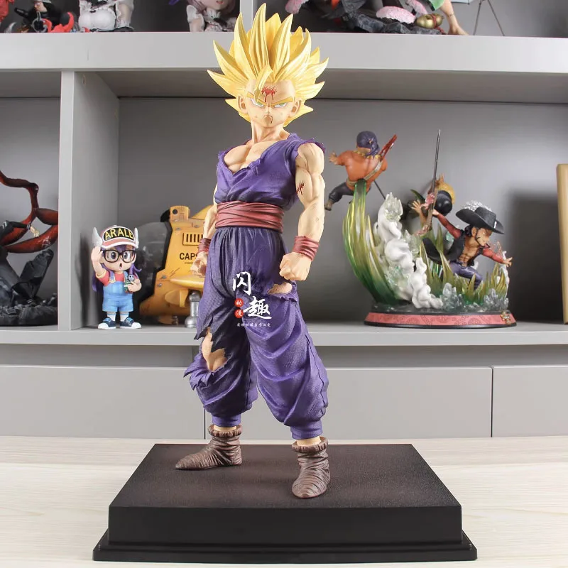 

45cm Anime Dragon Ball Z Figurine 2% Son Gohan Figuras Manga JT Super Saiyan Action Figure Toys GK Statue Model Ornaments Gift