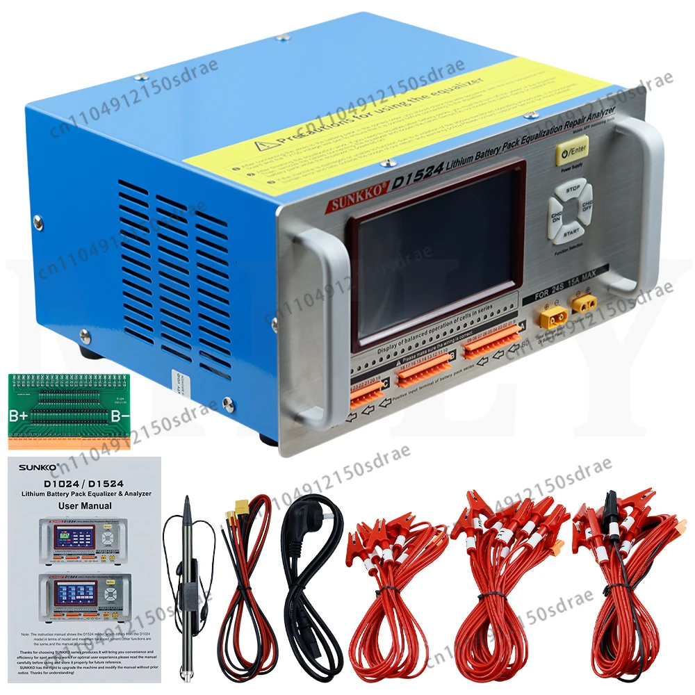 D1524 15A High Current Lithium Battery Equalizer Pressure Difference Repair Balancer Battery Equalizer Car Maintenance SUNKKO