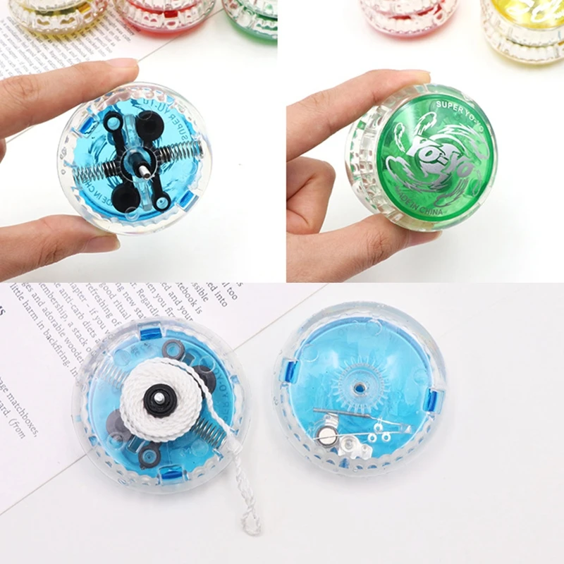 Interesting LED Light Yo-Yo Responsive Yoyo Entertaining Yoyo for Beginner Birthday Party Random Colors