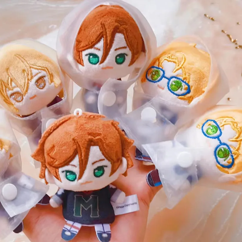 Ensemble Stars!! 2 Raincoat Style Soft Plush Finger Puppet Keychain Bag Pendant Cute Plush Doll Anime Game Toys Collectible Doll