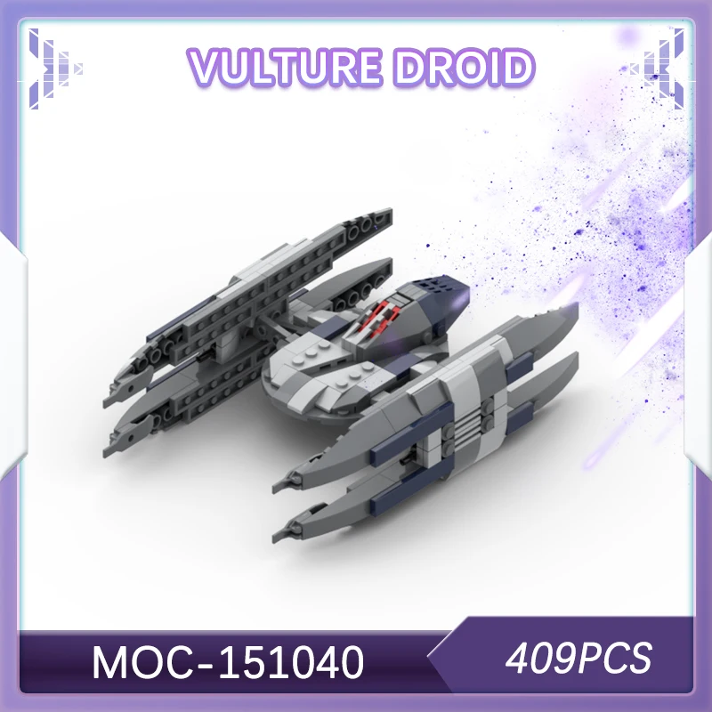 

409 шт. Горячие игрушки Star Vulture Droid Building Block Игрушки для мальчиков Подарок для детей Модель Армия Настроить подарки XMAS Boys MOC-151040