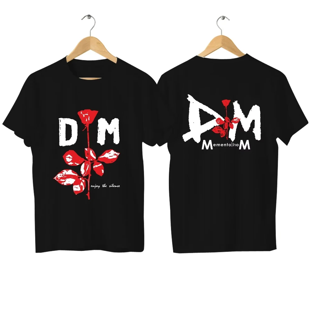 2025 Men Women T Shirt Casual Depeche Negative Skull Mode Cotton T-shirt Graphic Sport Tops Clothing Streetwear Tops