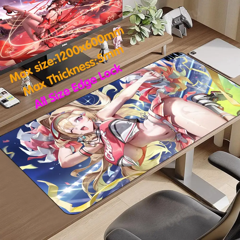 

G_goddess of V_victory N_nikke Mouse 3 mm Mouse Pad Pad 1200x600 Mouse Pad Computer Desk Accessories 5mm Thicking Super Big Larg