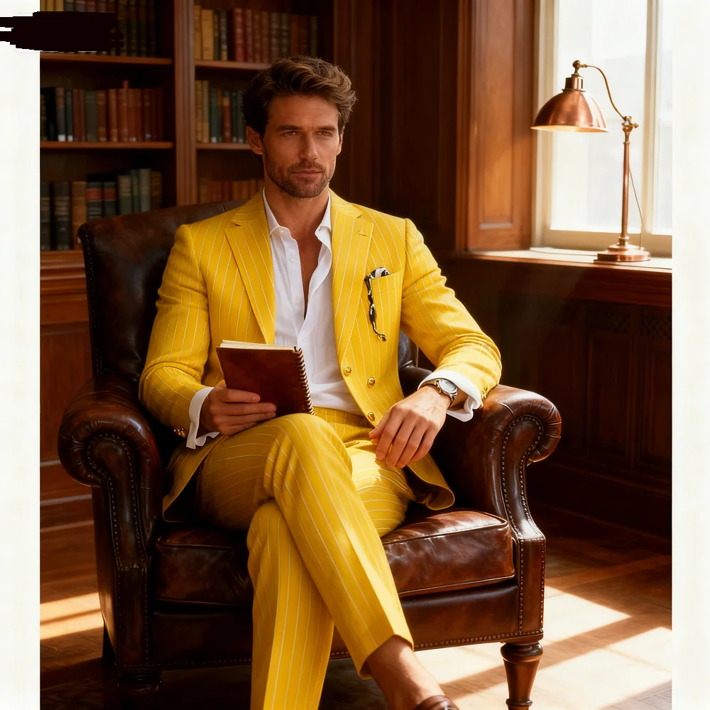 

2-Piece Blue Sky Seersucker Suit with Notched Lapel Summer Lazer Beach Blazer Jacket And Pants Wedding Guest Home Wear