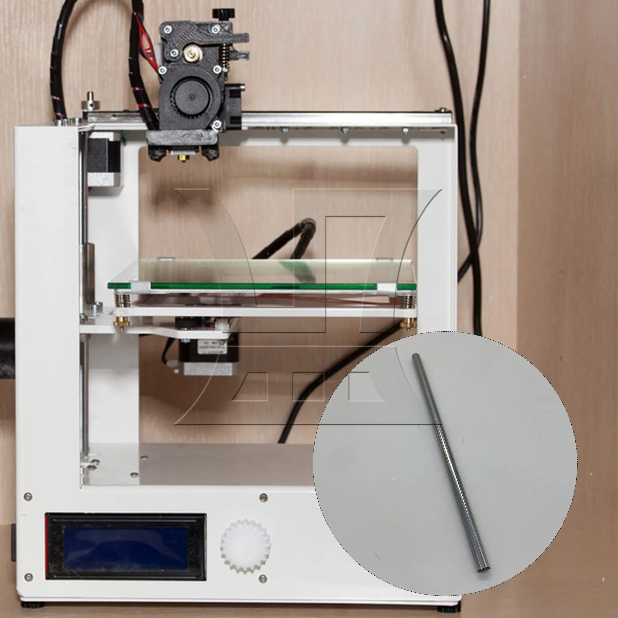 

CNBTR 1pc 8mm Liner Optical Axis 200mm Type 2 Good Wear Resistance Miniature Bearing Steel Linear Motion Rail