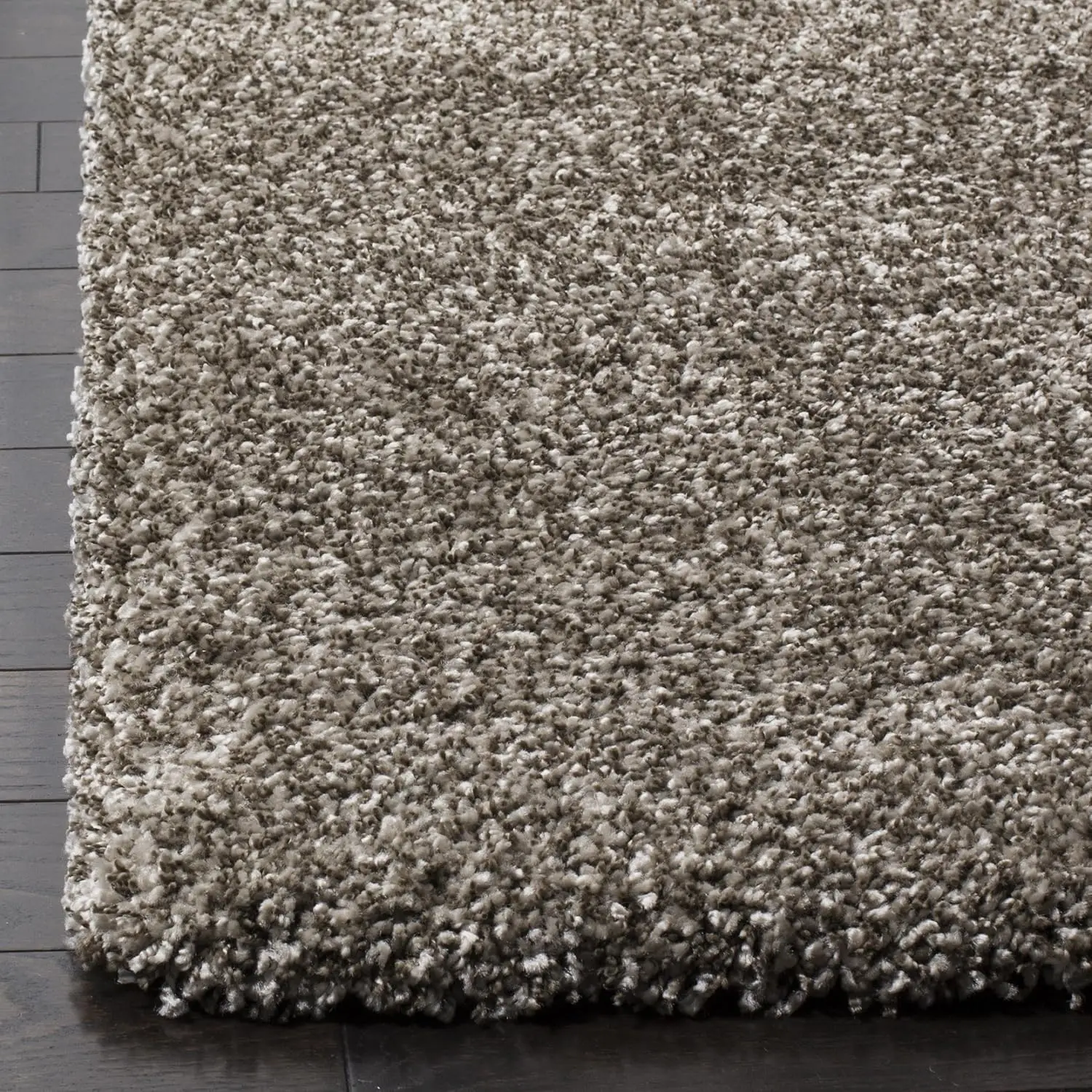 Safavieh Milan Shag Collection Area Rug - 6' X 9', Grey, Solid Design, Non-Shedding & Easy Care, 2-Inch Thick Ideal For High