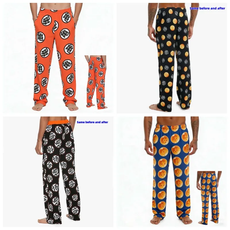 

Легкие летние широкие брюки для сна с полным принтом по мотивам аниме Dragon Ball "Укун" и "Черепаха" для взрослых и детей, быстросохнущие