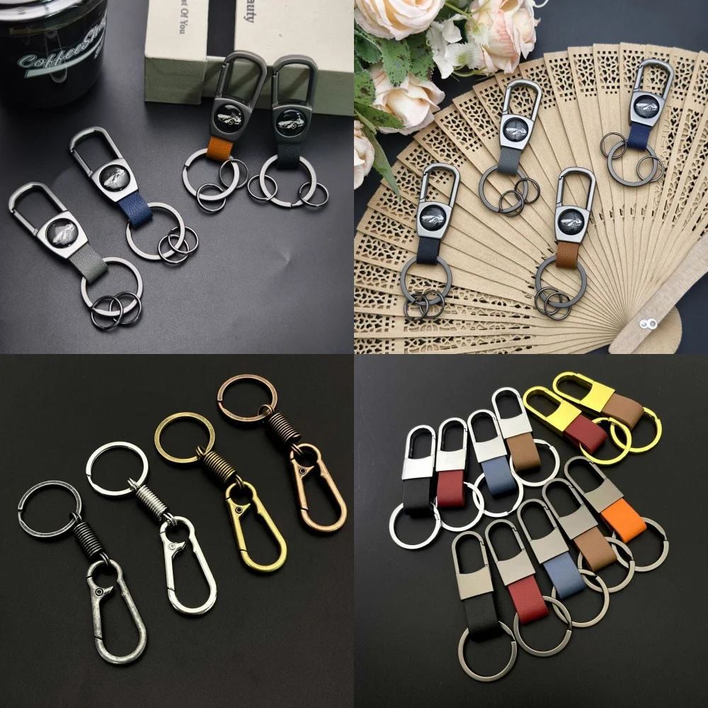 Porte-clés en métal, pendentif de sac, porte-clés de voiture, personnalisable au laser, créatif, cadeau