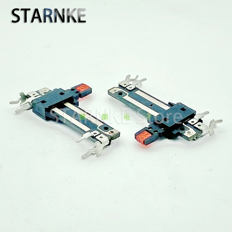 3PCS 40mm Single Linear Slide Potentiometer B100K Sound And Light Control With LED Light Mixer Fader 30mm Travel Handle 9mm