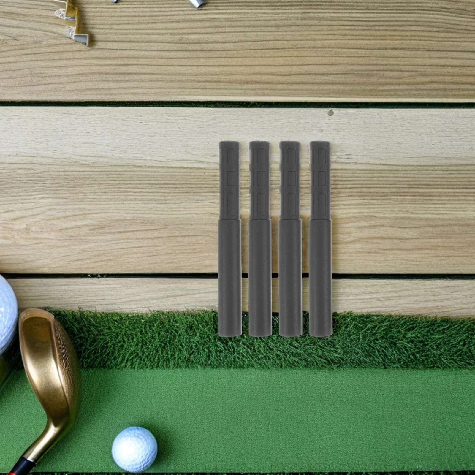 

6Pcs Golf Club Shaft Extension Rod Carbon Fiber Extender Stick Golf Shaft Adapter for Putters Irons Woods Easy to Install