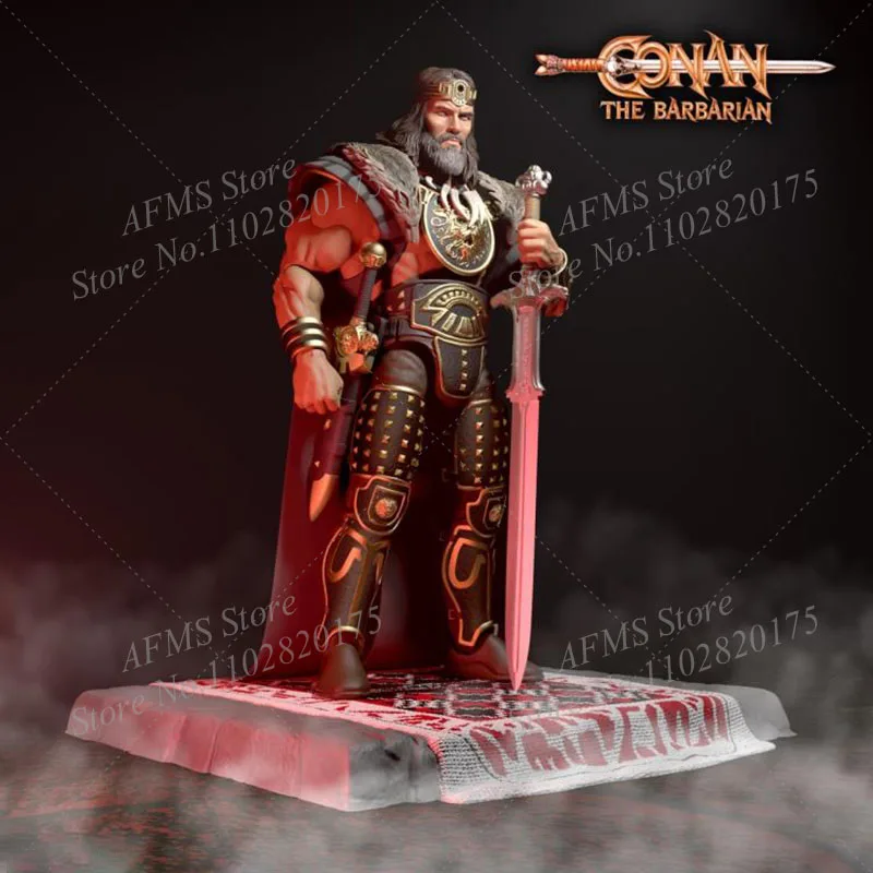 Original Super7 1/12 Scale Collectible Figure Conan Barbarian King Warrior Full Set 6Inch Men Soldier Action Figure Model