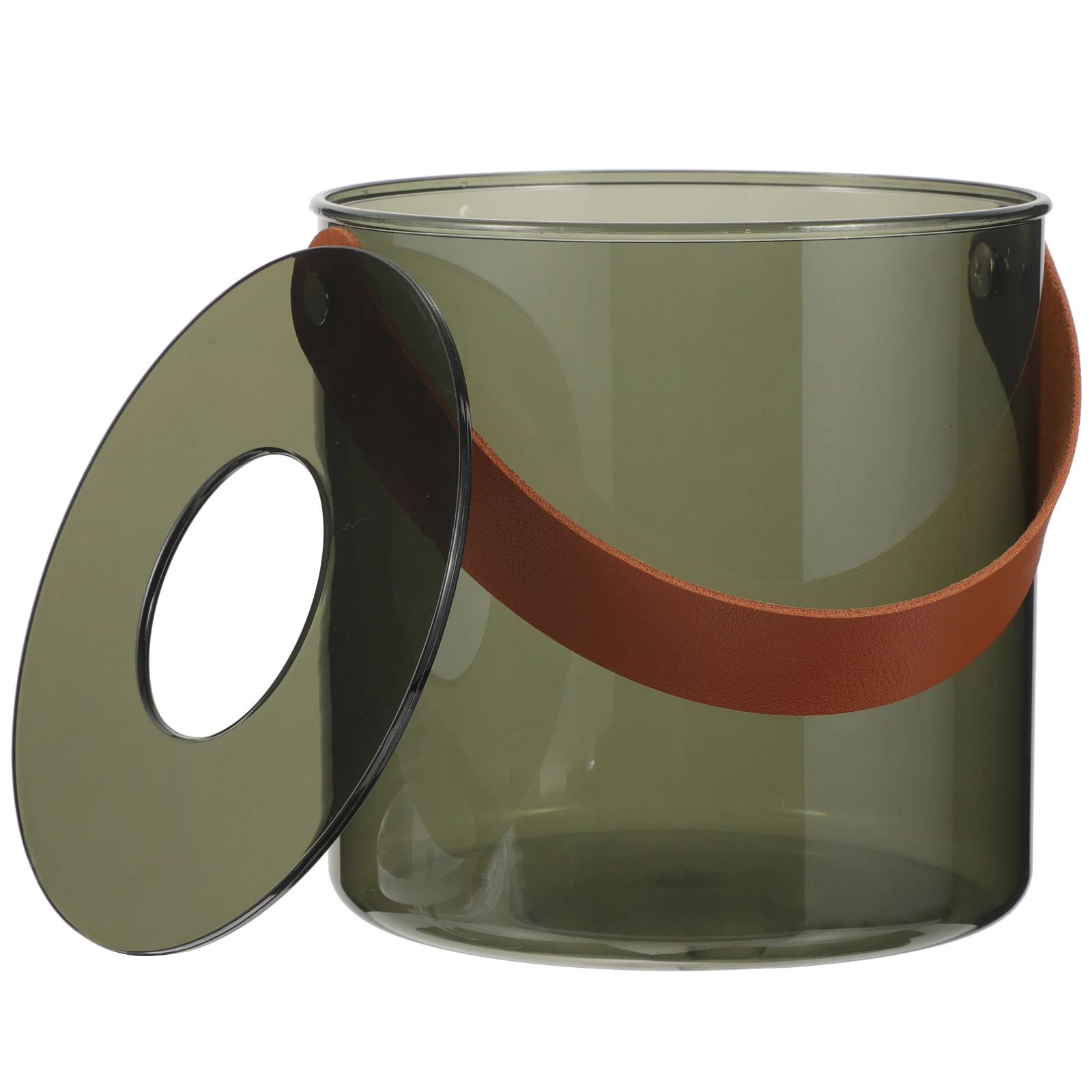 

Compact Round Tissue Box Stylish Home Bathroom Decoration Plastic Napkin Holder Easy Access Extraction Type Tissue Case