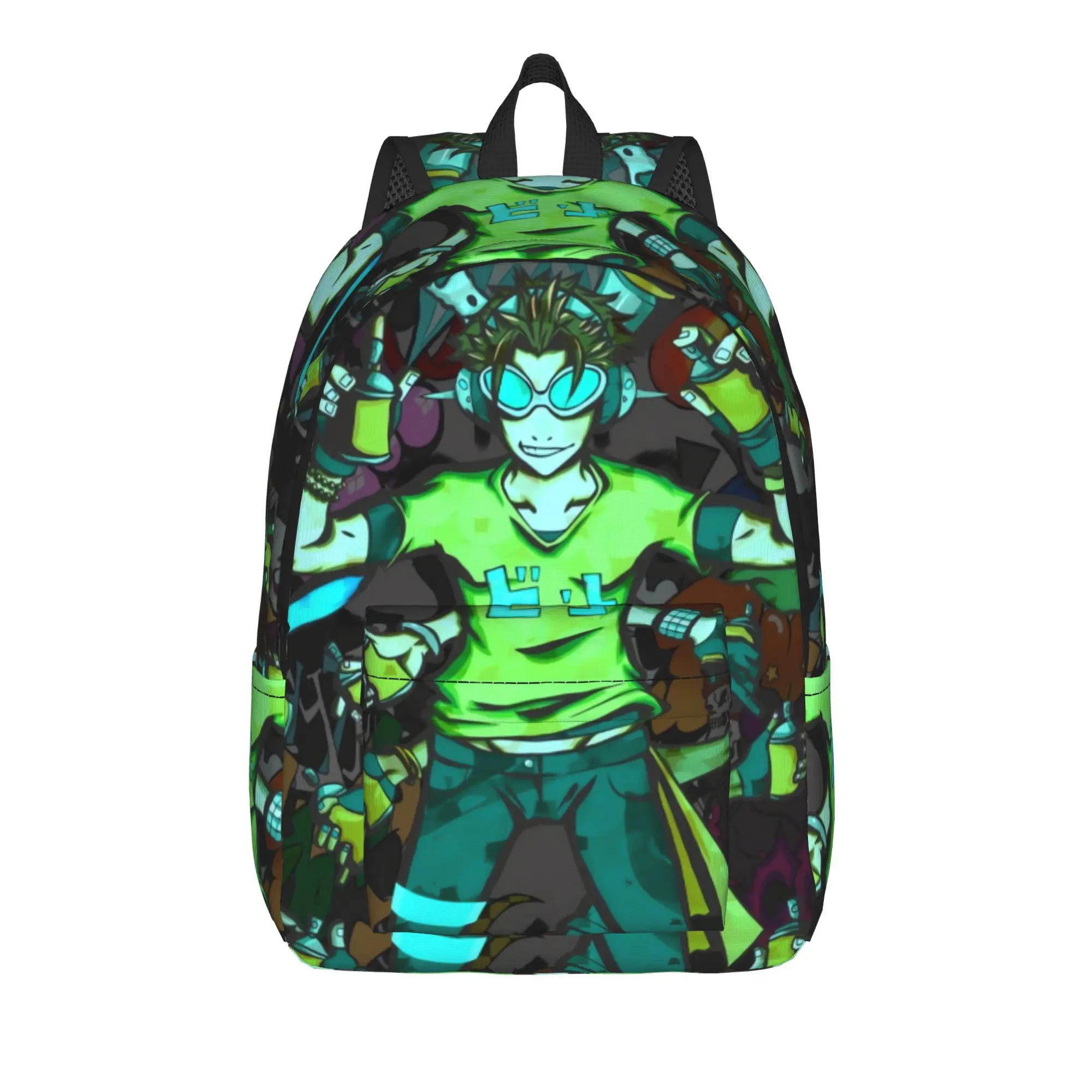 Jet Set Radio Future Backpack  Leisure Backpacks Women Travel Breathable High School Bags Design Rucksack