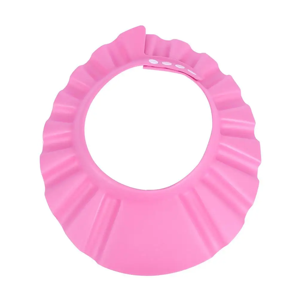 

Adjustable Baby Soft Shower Cap Bathing Hat Wash Hair Shield