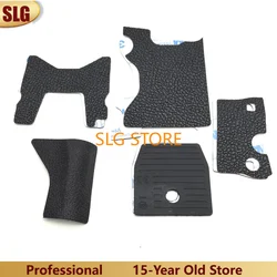 New A Set of 5 Pieces Body Grip + Top cover +Thumb +Side + Memory Card Rubber For Nikon DF Camera Repair Part With Adhesive Tape