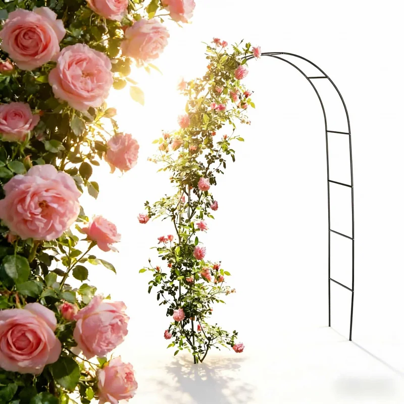 Outdoor courtyard wedding balloon stand arch stand adjustable plant climbing support1-2Gardening flower stand decoration