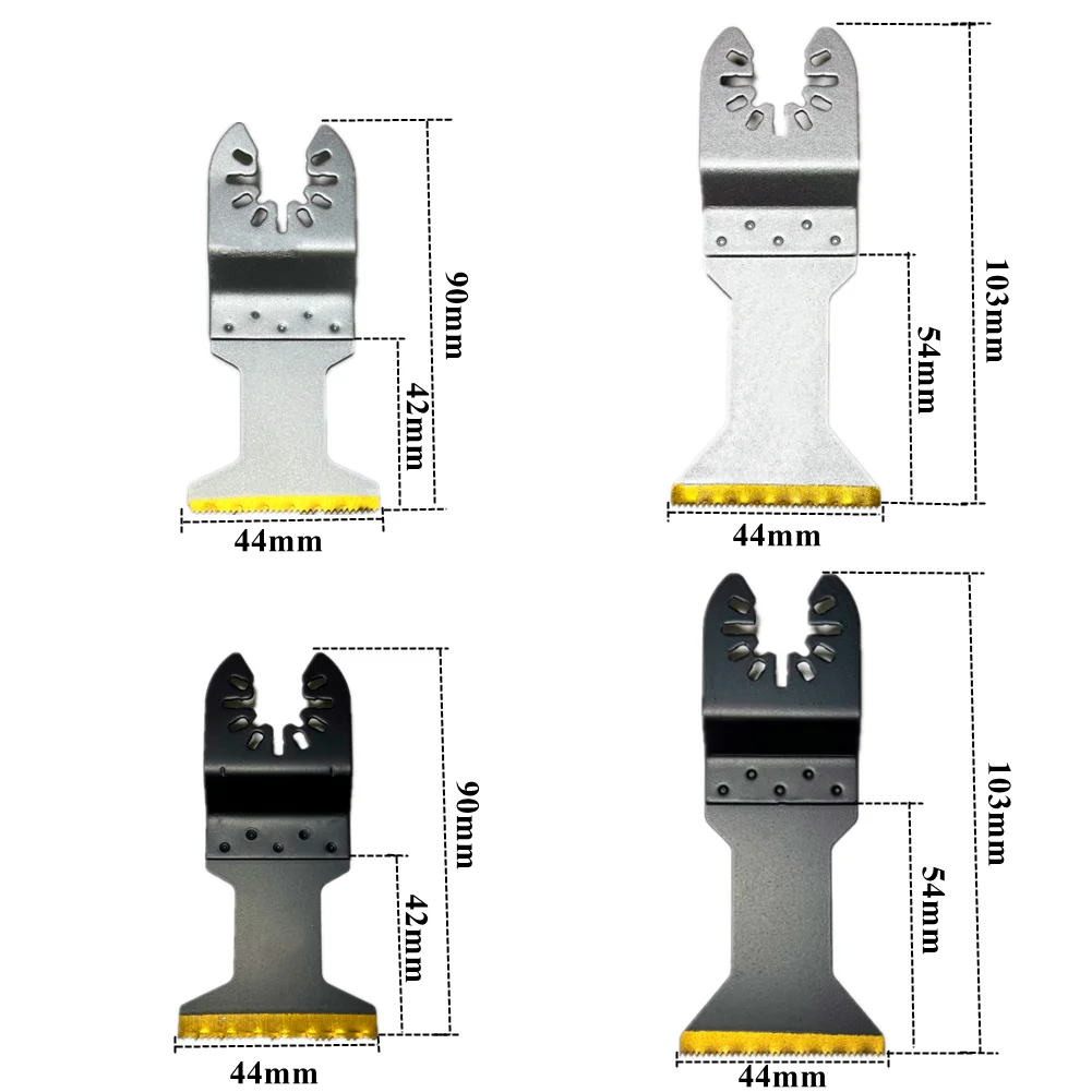 Lâmina de serra oscilante multifuncional, Carbide Tooth Cut, Dremel, Makita, Dewalt, Bosch, Ryobi, Fein, Milwaukee Worx, 3 peças