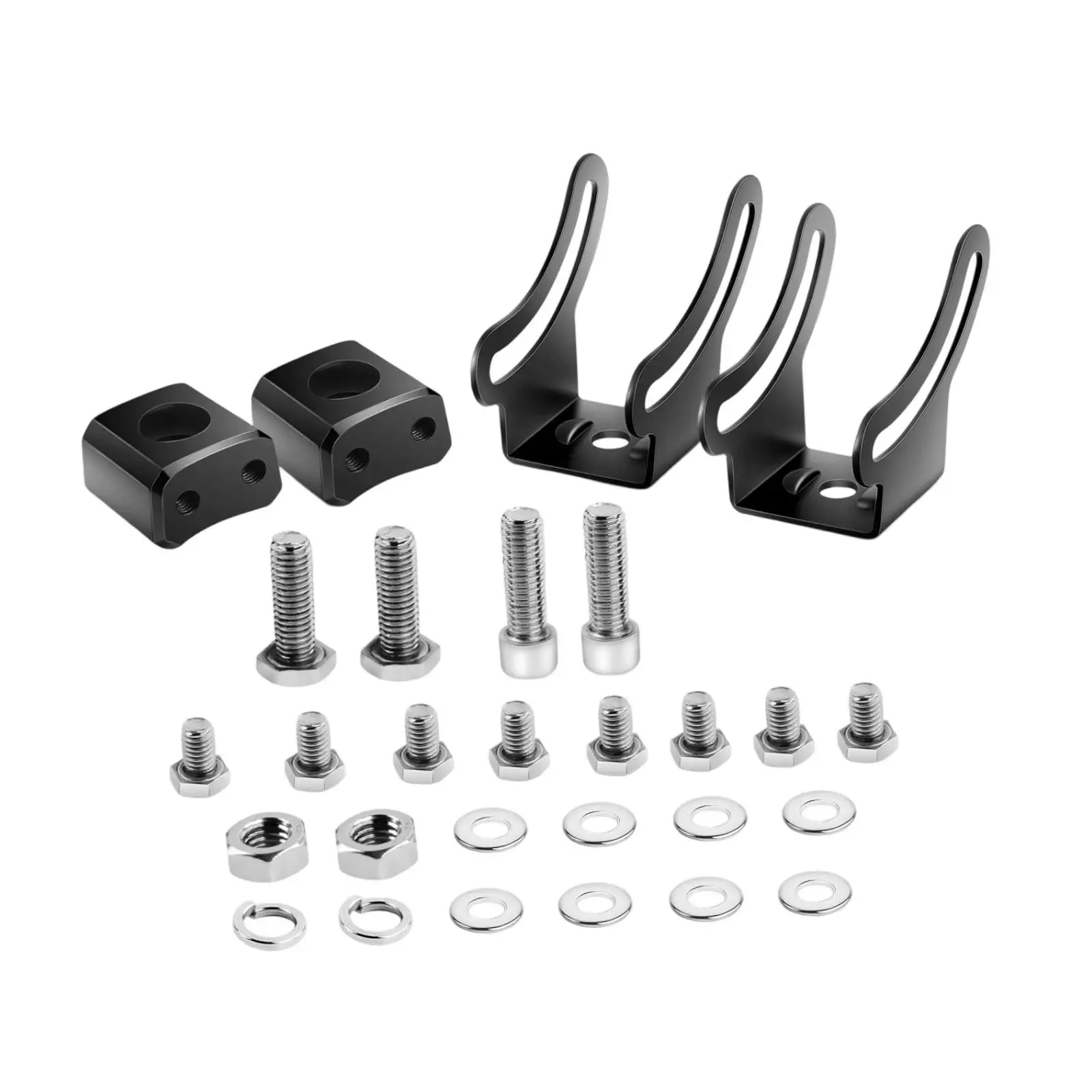 2x LED Light Bar Base Mounting Bracket 90034B Replacement Side Bracket Kit Sturdy Easy to Install Professional Universal