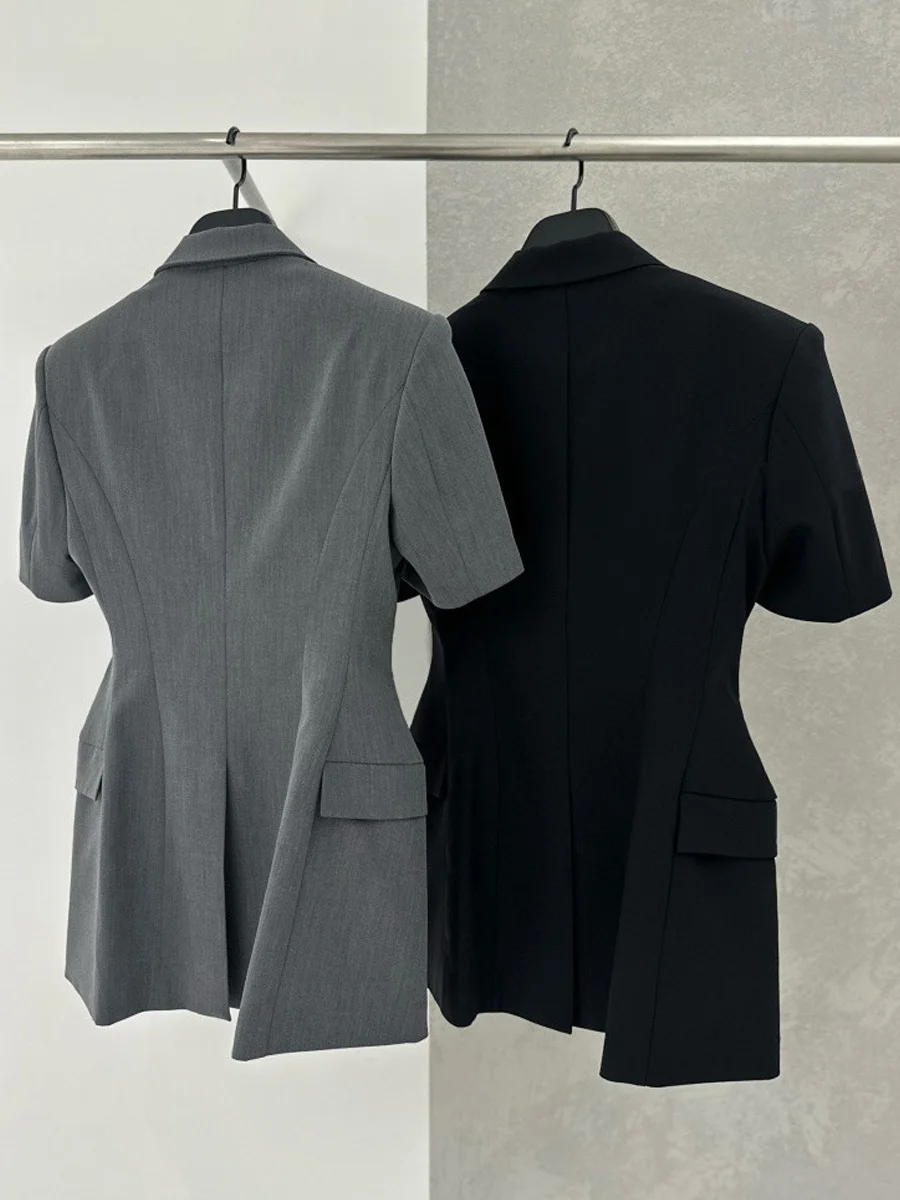 Ele ort Sve Pak Jaet voor Dames Dunne Casual Professionele Sle Lente Zomer Nieuwe Collectie Faionable Pendelen Wind
