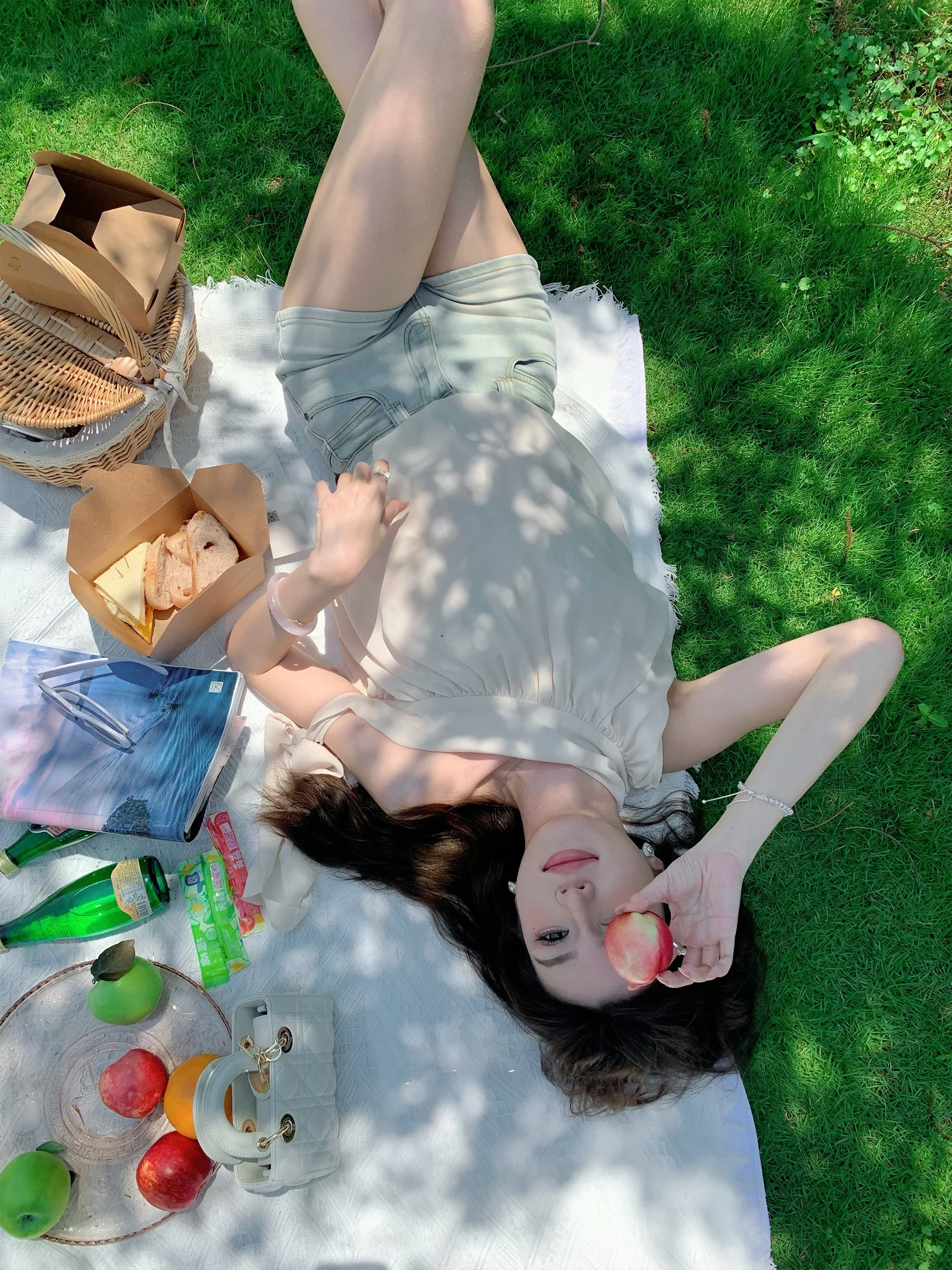 

Sam Seoi Pure Desire Women's Loose ort oulder Chiffon Top Summer Slimming Versatile Sweet Sle Polyester Fiber