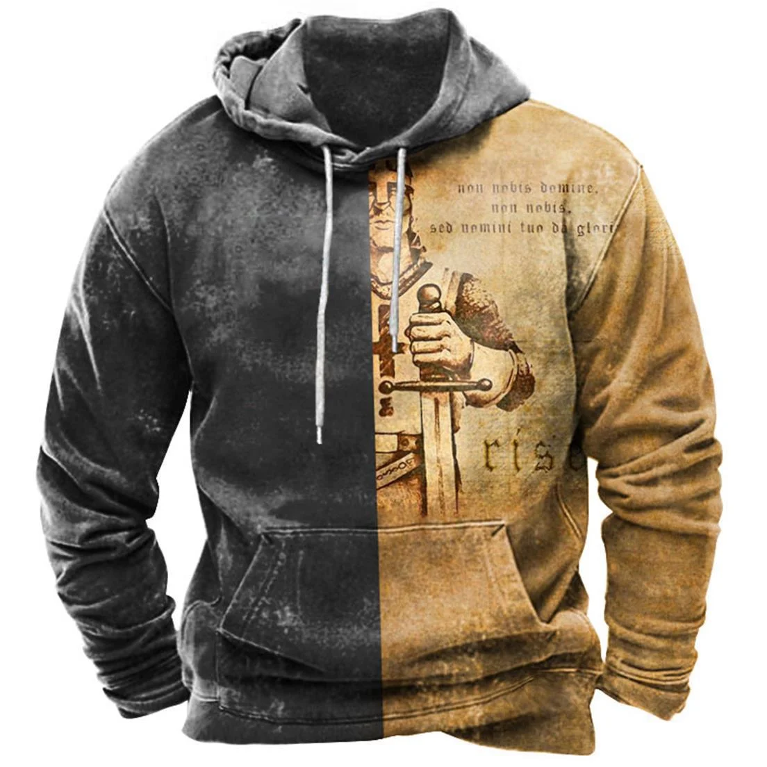 American Vintage Men\'s Hoodie Winter Oversized Hooded Sweatshirt Casual Men Clothing Daily Basics Streetwear Male Harajuku tops