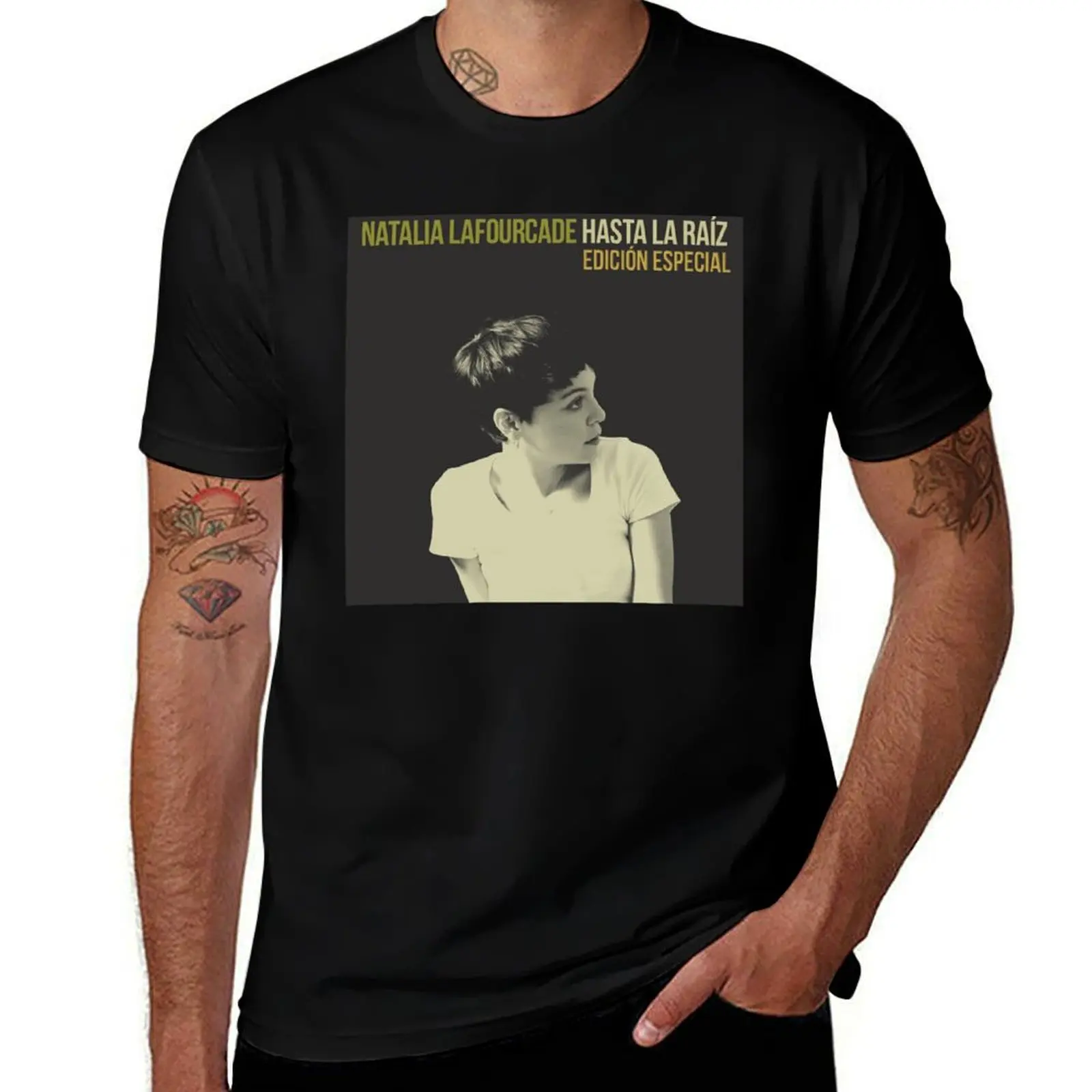 

Natalia Lafourcade - Hasta la raíz album 2015 T-Shirt man t shirt heavy cotton man t shirt graphic man tshirt T-shirt