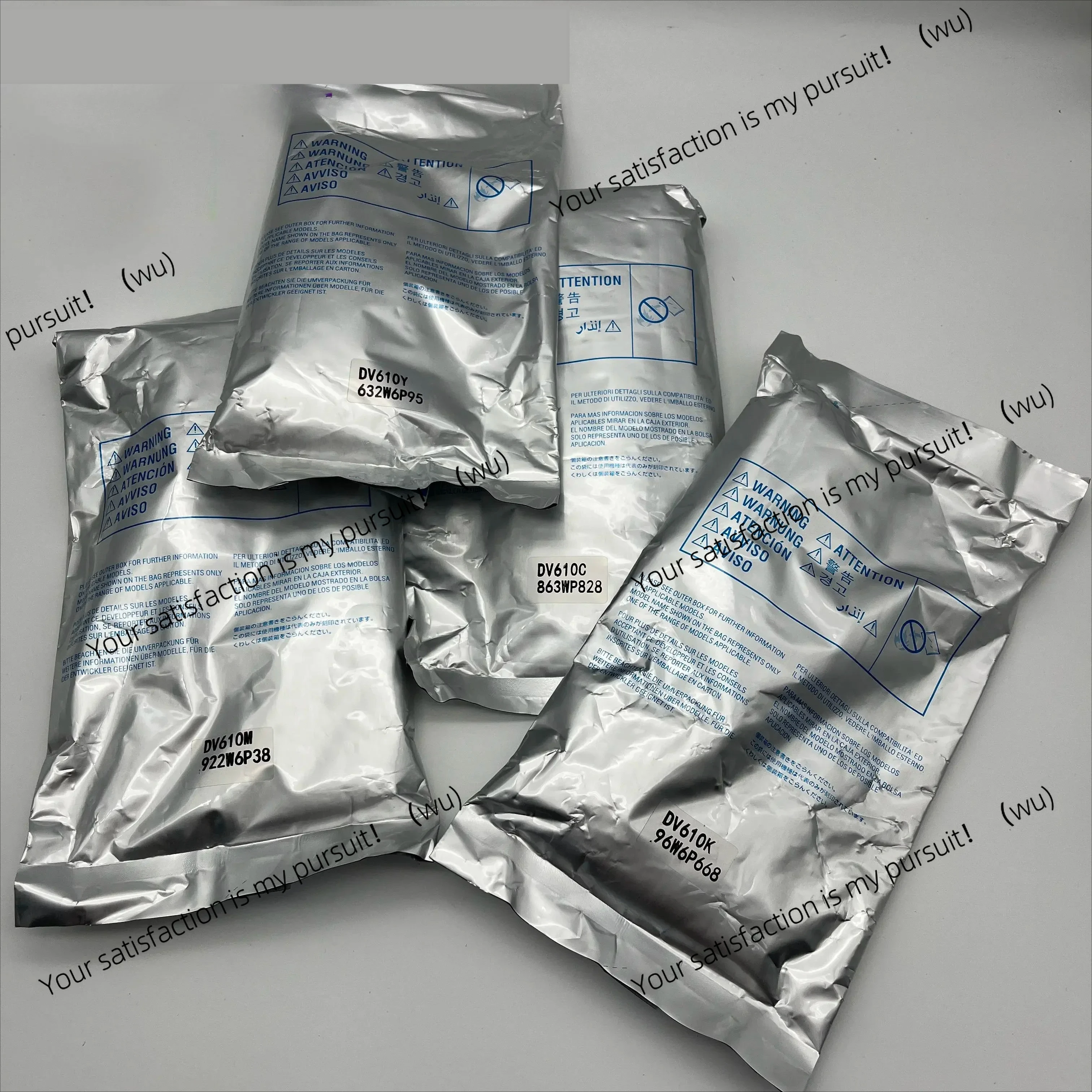 For Konica Minolta Bizhub C5501 C6501 C6500 C6000 C7000 DV610 Developer 1100g/bag CMYK Iron Powder DV-610 DV 610