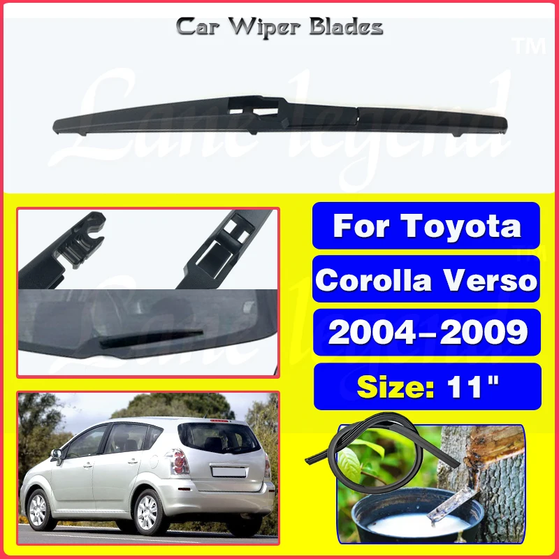 

Car Wiper Blade Rear Back Window Windscreen Windshield Wipers For Toyota Corolla Verso 2004 - 2009 Auto Accessories 11"