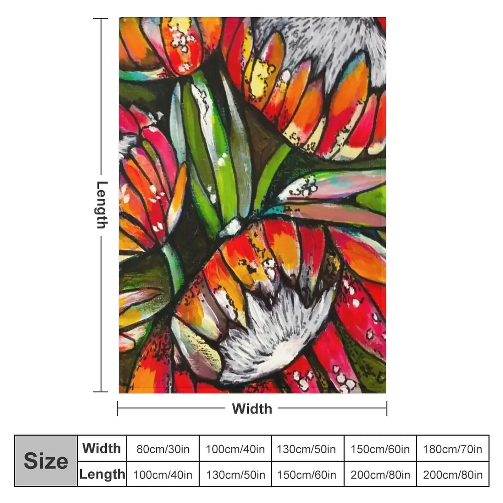 New Protea Courage Throw Blanket Beach Nap Blankets