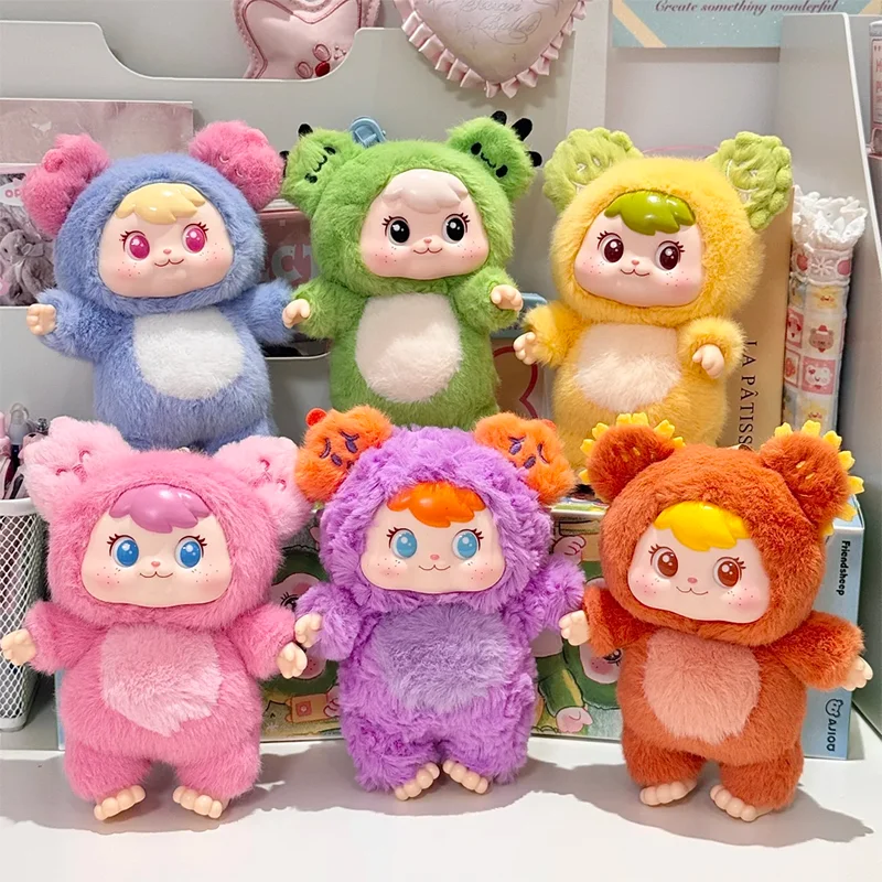 Nieuwe Ajioo Blind Box Plant Spirit Serie Anime Pop Mystery Box Leuke Schapen Action Figure Verrassing Tas Hanger Speelgoed Meisjes Gift