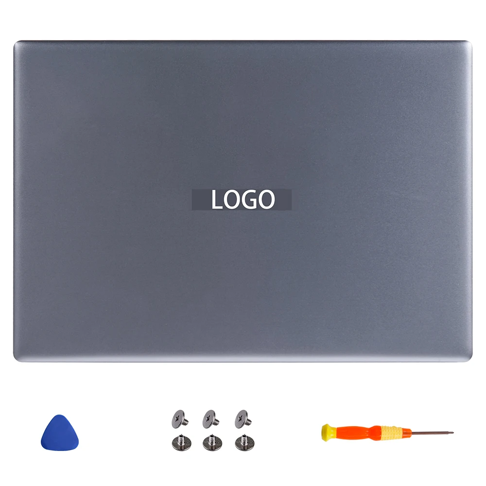 Imagem -05 - Novas Peças de Laptop Case para Huawei Matebook 14 Klvl Klvl-wfe9 Klvl-wfh9 Capa Traseira Apoio para as Mãos Dobradiça Inferior Prata Cinza Substituir