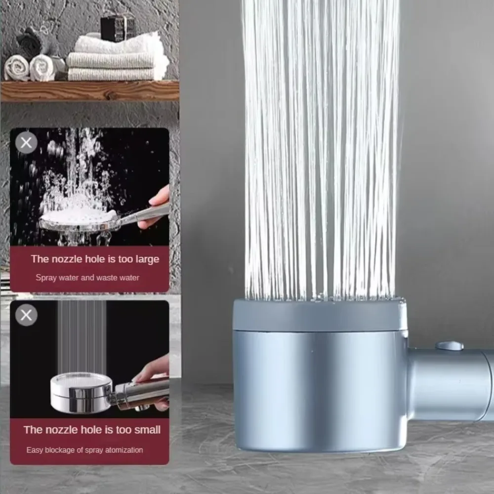 

5 Modes Shower Head Set One-Key Stop High Pressure Filter Showerhead Detachable Water Saving Pressurized Shower Head