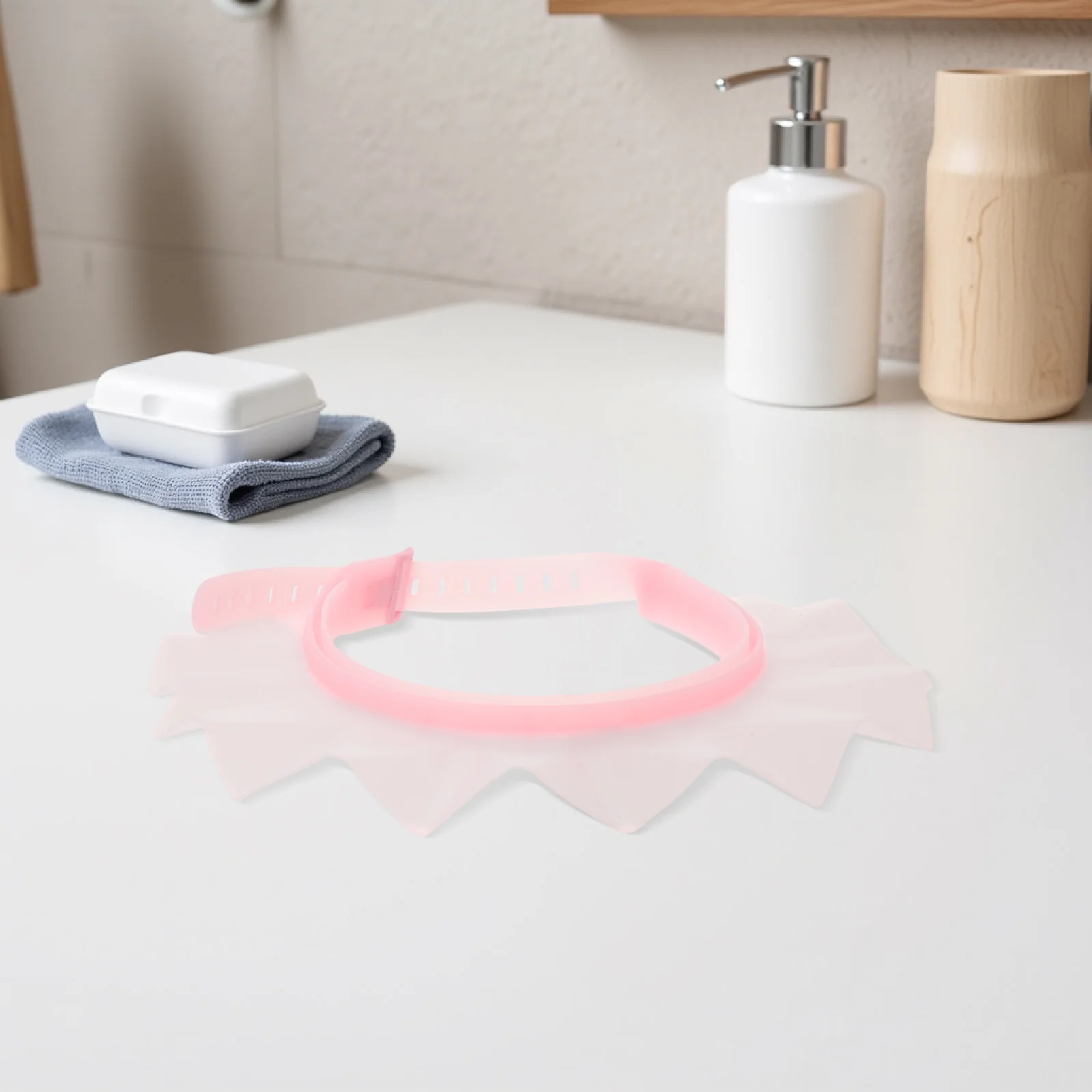 قبعة غسيل الشعر من السيليكون مقاومة للماء، قبعة استحمام ناعمة لكبار السن طريح الفراش والمراهقين والحوامل، حمام قابل لإعادة الاستخدام