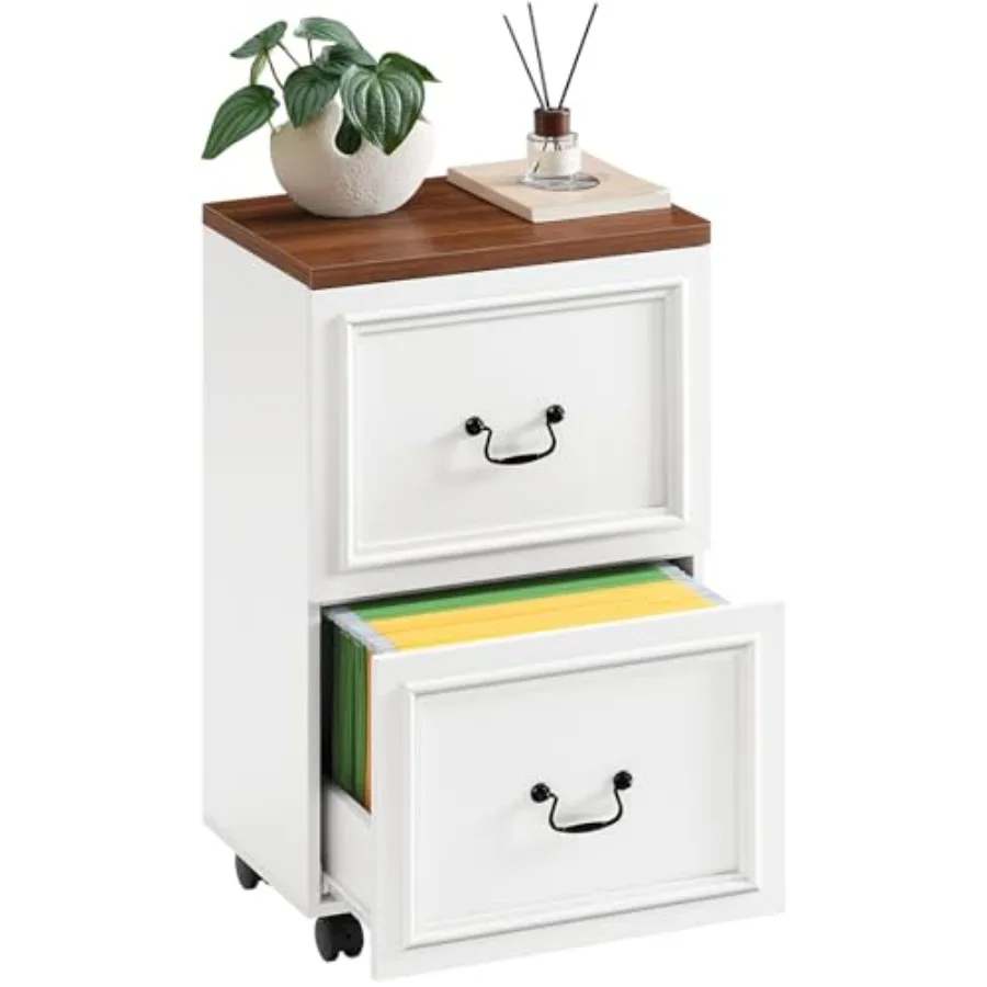 

Мобильный картотечный шкаф для домашнего офиса, деревянный, подстольный, с ящиками, подставка для принтера, для документов формата А4/Letter